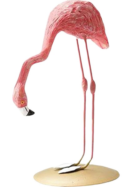 Reçine Flamingo Heykelcik Heykel Heykel Dekor Kafası Aşağı 8.5CMX14CM (Yurt Dışından)