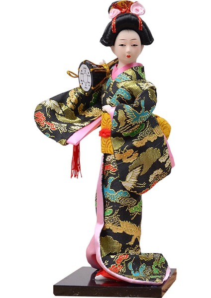 Japon Geyşa Minyatür El Yapımı Heykelcik I E (Yurt Dışından)