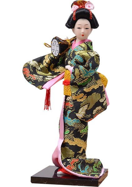 Japon Geyşa Minyatür El Yapımı Heykelcik I E (Yurt Dışından)