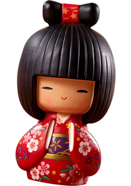 Doğum Günü Kırmızısı Için Asyalı Kız Heykelleri (Yurt Dışından)