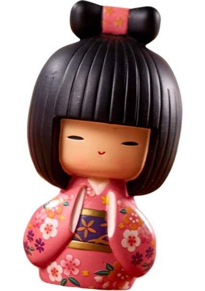 Koleksiyonluk Için Kokeshi Doll Bayanlar El Sanatları (Yurt Dışından)
