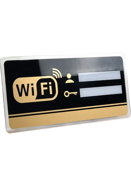 Wifi Işaret Aynası El Yazısı Hesap Şifresi 10CM × 20CM (Yurt Dışından)