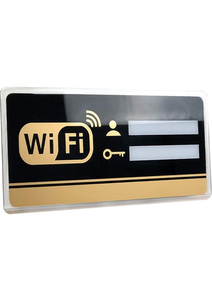Wifi Işaret Aynası El Yazısı Hesap Şifresi 10CM × 20CM (Yurt Dışından)