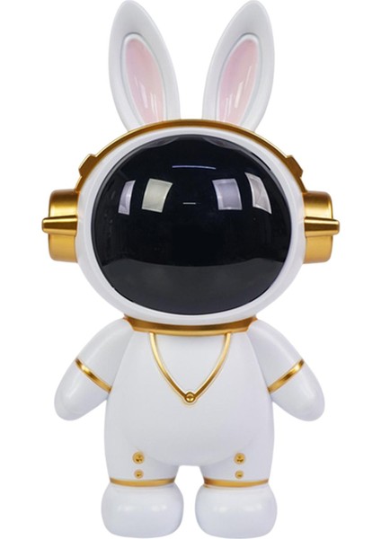 Yaratıcı Kumbara Astronot Oyuncakları Para Kavanozu Komik Pratik Para Tasarrufu Kutusu Spaceman Beyaz (Yurt Dışından)