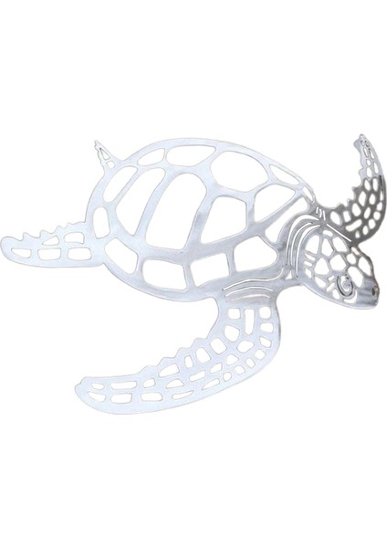 Duvar Demir Kaplumbağa Süsleme Sanatı Heykeli Figürler Ev Banyo Dekoratif Hediye 40X37 cm (Yurt Dışından)