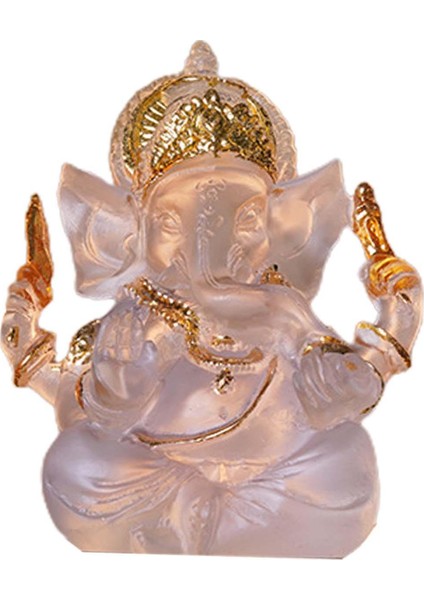 Ganesha Heykeli Elephant Buda Heykeliı Reçine Heykel Süsleri 7.6x7.5x8.5cm (Yurt Dışından) fiyatları