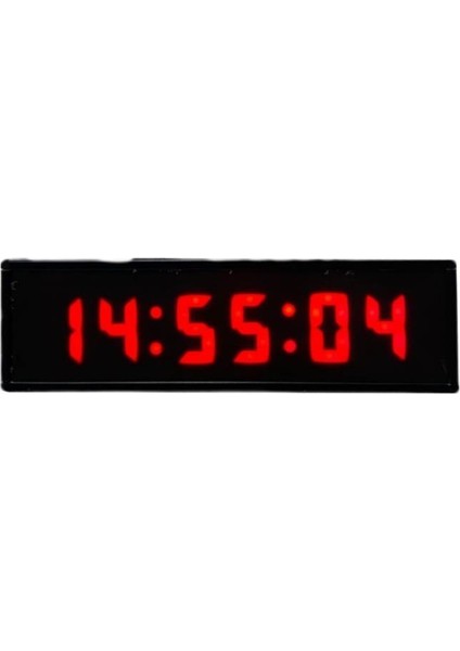 Dijital LED Duvar ve Masa Saati - Kırmızı (Kasa Ölçüsü: 16X40 Cm) modelleri
