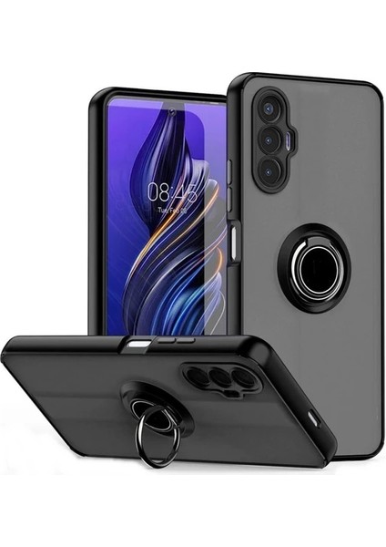 Tecno Pova 3 Kılıf Montreal Yüzüklü Mat Kapak