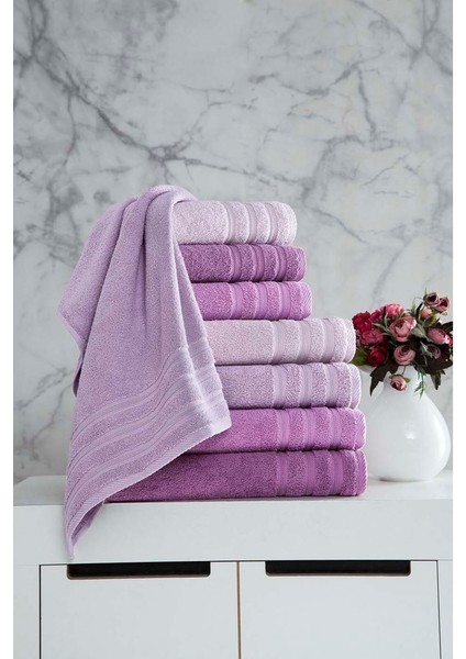 Pure Bukle 4'lü Pvc Çanta Lila 90X150