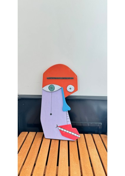 El Yapımı Ahşap Dekoratif Tablo/bohem Sanat Eseri,hediye,retro,picasso Tablo,gallery Mor-Duvar Dekor-Balkon-Salon-Yatakodası-Mutfak Duvar