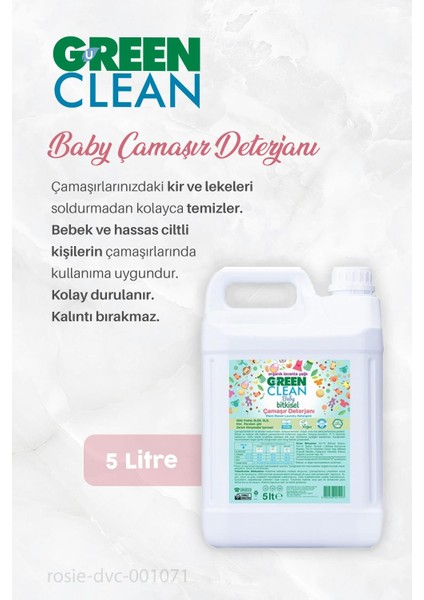 Baby Bitkisel Leke Çıkarıcı 2750 Ml, Baby Çamaşır Deterjanı ve Rosıe
