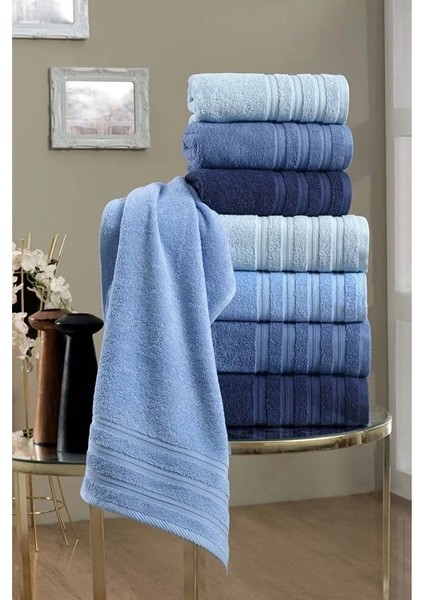 Pure Bukle 4'lü Pvc Çanta Mavi 90X150