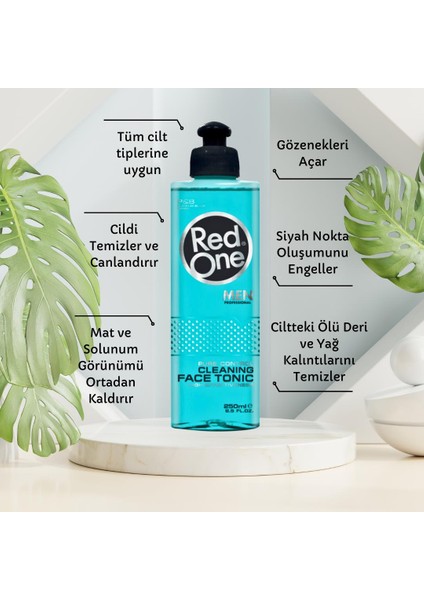 Yüz Temizleme Toniği 250ML Temizleyici Tonik Cilt Bakımı Yüz Temizleme