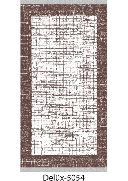 Dokuma Taban Dijital Baskı Dokuma Taban Kilim DeLüx 5054 Bej Dijital Baskı