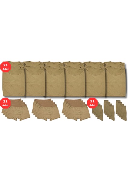 21'li Giyim Seti - Acemi ve Bedelli Asker Seti - Asker Malzemesi