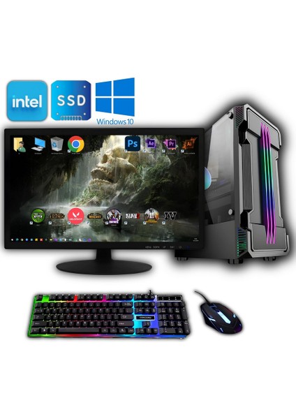 Gmx0950 İ5 8.Nesil 8Gb Ddr4 256Gb M2 Nvme 4Gb R7 240 "21.5 Oyun Bilgisayarı