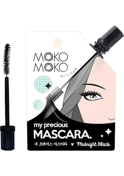 Telescopic Waterproof Maskara Siyah - 2,5 ml Suya Dayanıklı Hacim ve Uzunluk Veren Mini - Seyahat Boy