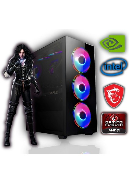 Gmx0960 İ5 8.Nesil 16Gb Ddr4 512Gb M2 Nvme 4Gb Gtx1650 Oyun Bilgisayarı