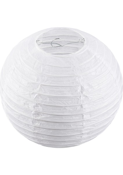 Beyaz Çin/japon Kağıt Fener/lamba 8" Çap (Yurt Dışından)