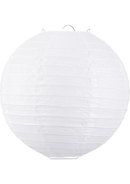 Beyaz Çin/japon Kağıt Fener/lamba 8" Çap (Yurt Dışından)