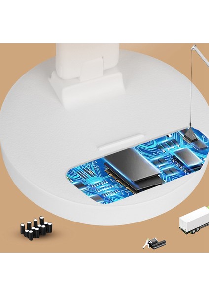 Çift Lamba Tipi LED Masa Dokunmatik Karartma USB Masa Işığı Çalışma ve Çalışma Göz Koruması Okuma Işıkları (Yurt Dışından)