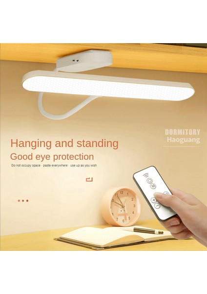 USB Şarj Edilebilir Lamba Kademesiz Karartma Masası Asılabilir ve Yapıştırılabilir Okuma Uzaktan Kumanda LED Duvar (Yurt Dışından) modelleri
