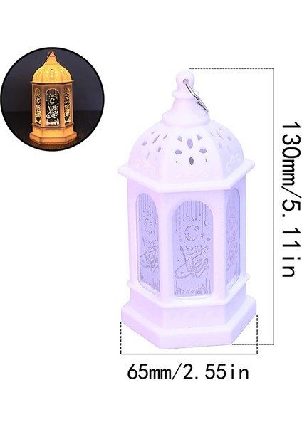 Adet Ramazan Dekorasyon Fener Asılı Dekoratif Lamba Ay Yıldız Vintage (Yurt Dışından)