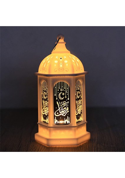 Adet Ramazan Dekorasyon Fener Asılı Dekoratif Lamba Ay Yıldız Vintage (Yurt Dışından)