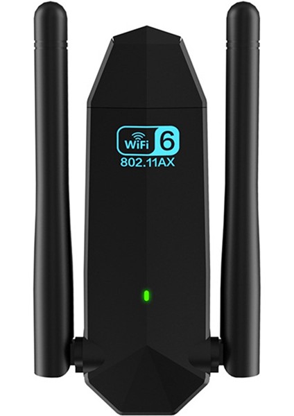 Wifi 6 USB Adaptörü Çift Bant AX1800M 2.4g/5ghz Kablosuz Ağ Kartı Usb3.0 Wifi Alıcı Verici (Yurt Dışından)