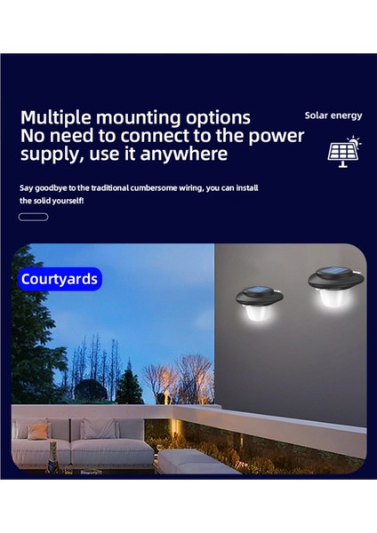 Güneş LED Tungsten Lamba Ev Akıllı Sensör Duvar Lambası Açık Su Geçirmez Avlu Garaj Aydınlatma Fener(B) (Yurt Dışından) fiyatları