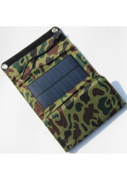 1 USB Bağlantı Noktası ve Katlanabilir 5 Güneş Panelleri Kamp Yürüyüş Seyahati Için Kompakt Güneş Enerjisi Telefon Şarj Cihazı, Kamuflaj (Yurt Dışından) fırsatları