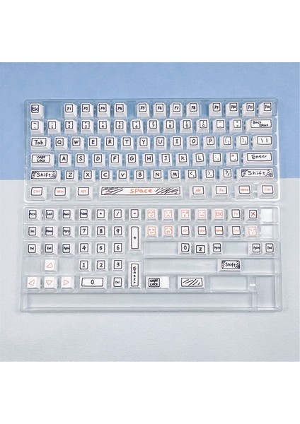 Graffiti Klavye Tuş Takımı Xda Pbt Keycaps 127 Tuşlar Mekanik Oyun Klavyesi Keycaps (Yurt Dışından) indirimleri