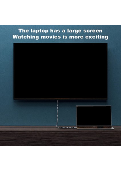 1m Type C - Uyumlu Adaptör, 8k 60HZ USB C - Uyumlu Adaptör Desteği 48 Gbps Aktarım Hızı (Yurt Dışından)