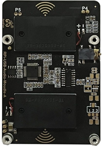 Rpi 4b Için Kulaklık Jakı Buzzer Hoparlör ile 4b Için USB Ses Ses Kartı Modülü Hat (Yurt Dışından)