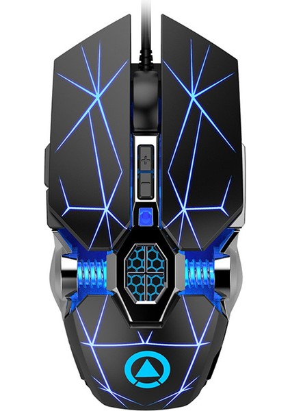 Profesyonel Kablolu Oyun Faresi 6 Düğme 3200 Dpı LED Optik USB Bilgisayar Fare Oyun Fareler Sessiz Pc Faresi Dizüstü Bilgisayar-A (Yurt Dışından)