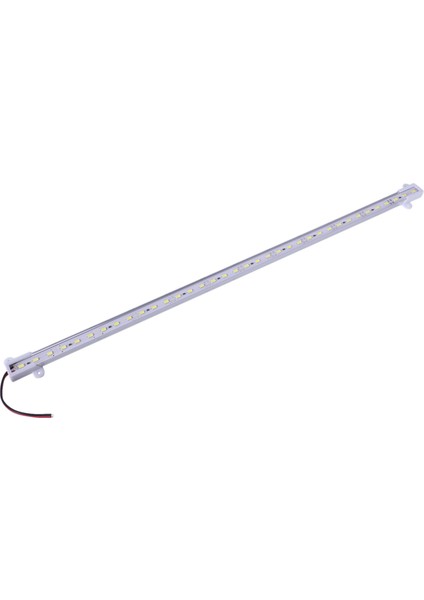 4x 50CM 12V 36 LED 5630 Smd Sert Şerit Işık Alüminyum Kabuk Uç Kapaklı Beyaz (Yurt Dışından)