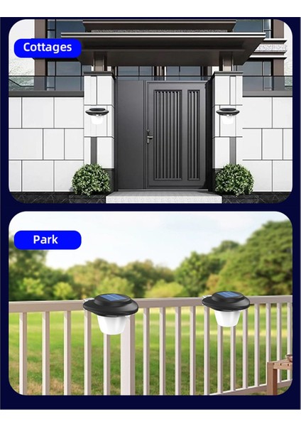 Güneş LED Tungsten Lamba Ev Akıllı Sensör Duvar Lambası Açık Su Geçirmez Avlu Garaj Aydınlatma Fener(B) (Yurt Dışından) fırsatları