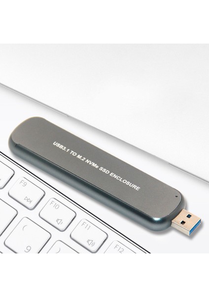 M.2 SSD Kutusu Nvme Sabit Disk Muhafazası Usb3.1 Tip C - Pcı-E SSD M.2 Nvme Adaptörü JMS583 SSD Muhafaza (Yurt Dışından)