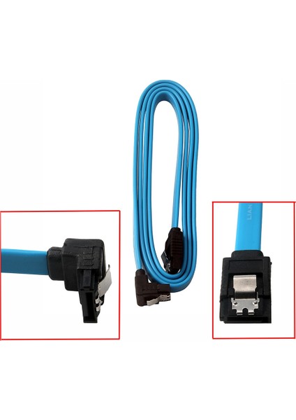 10 Adet Sataııı 6 Gbps Optik Sürücü Sabit Disk Seri Bağlantı Noktası Kablosu Sağ Açı Veri Kablosu Dirsek Toka Kablosu ile 1 M (Yurt Dışından) indirimleri