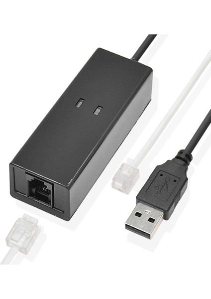 Harici Çevirmeli Sesli Faks Veri Modemi 56K USB Veri/faks Telefon Modemi Windows Xp/8/7 Için Tek Bağlantı Noktalı Çevirmeli Kablo (Yurt Dışından)