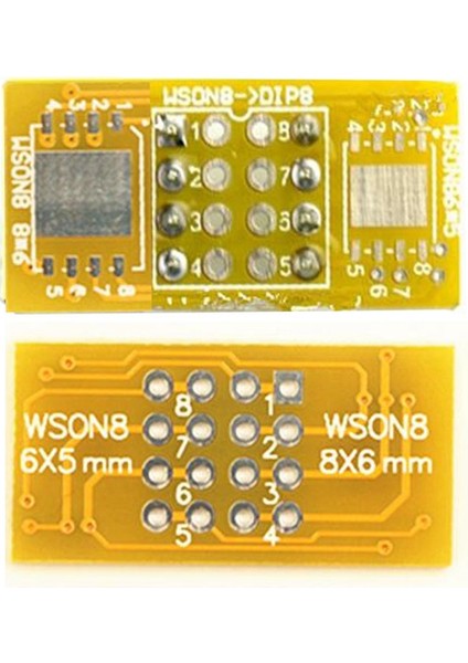 2 Adet Programcı Adaptörü Wson8 To Dıp8 Programcı Adaptör Panosu Qfn8/dfn8 To Dıp8 ve Wson8/mlf8 To Dıp8 Soket (Yurt Dışından) modelleri