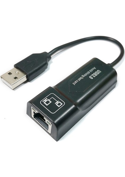 USB 2.0 RJ45 10/100 Mbps USB Ethernet Adaptörü Ağ Kartı Lan USB Ağ Adaptörü Lan RJ45 Kartı Pc Laptop Için (Yurt Dışından)