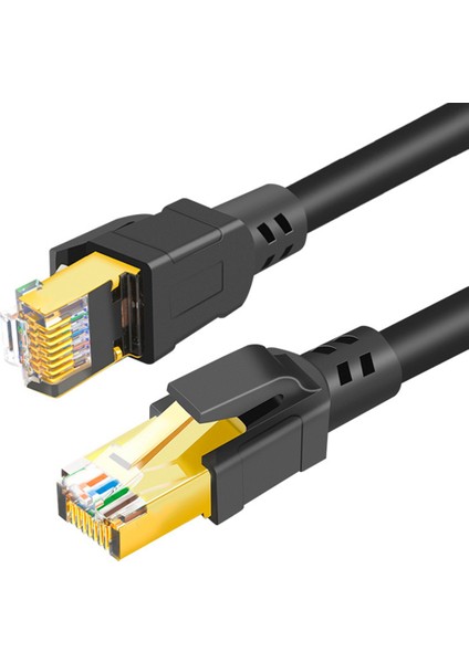 5 Metre Kategori 8 10G Ethernet Kablosu Cat8 Ağ Kablosu Ev Geniş Bant Oyun Kategori 8 10G Saf Bakır Yönlendirici Kablo (Yurt Dışından)