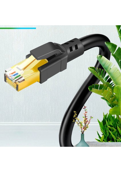 5 Metre Kategori 8 10G Ethernet Kablosu Cat8 Ağ Kablosu Ev Geniş Bant Oyun Kategori 8 10G Saf Bakır Yönlendirici Kablo (Yurt Dışından) modelleri