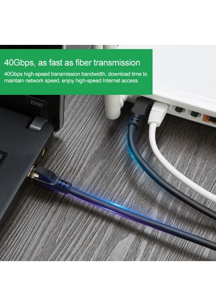 5 Metre Kategori 8 10G Ethernet Kablosu Cat8 Ağ Kablosu Ev Geniş Bant Oyun Kategori 8 10G Saf Bakır Yönlendirici Kablo (Yurt Dışından) indirimleri