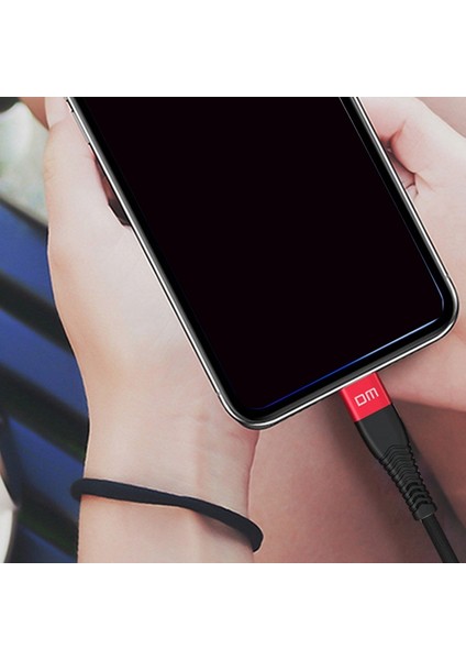 DMSL002 Veri Kablosu Şarj Kablosu USB Şarj Kablosu 2.4A Şarj/veri Aktarma 1.2m Android Için Şarj Kablosu (Yurt Dışından)