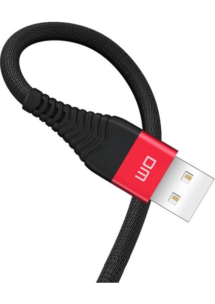 DMSL002 Veri Kablosu Şarj Kablosu USB Şarj Kablosu 2.4A Şarj/veri Aktarma 1.2m Android Için Şarj Kablosu (Yurt Dışından)
