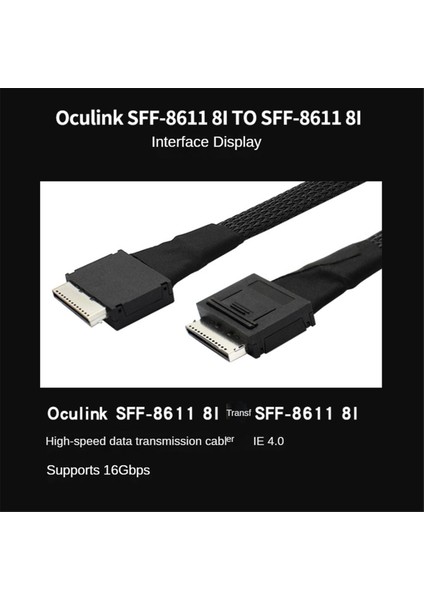 Sunucu Için Pcıe Oculink Sff 8611 8ı - Sff 8611 8ı Veri Aktarım Kablosu, Sunucu Veri Aktarım Hattı Için Pcıe4.0 Bağlantısı (Yurt Dışından) indirimleri