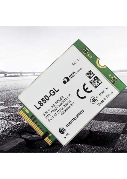L850- Wwan Modülü + Anten 4g Lte Cat9 M.2 Lte ve Yönlendirici Için Wcdma Kartı (Yurt Dışından)