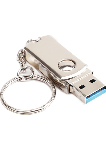 Metal USB 3.0 Flash Sürücü Kalem Sürücüsü Pendrive Anahtarlıklı USB Stick Flash Sürücüsü Başparmak Sürücüsü Td Fatty (128GB) (Yurt Dışından)